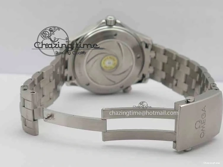 1228 Seamaster 300M 007 SS MK 1:1 Best Edition Black 007 Dial Ceramic Bezel On SS Bracelet A EasyCare 8178